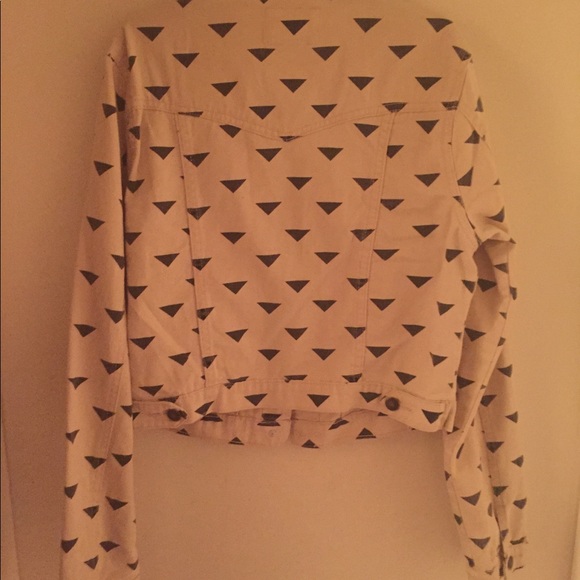 Forever 21 creme jean jacket - Picture 3 of 3